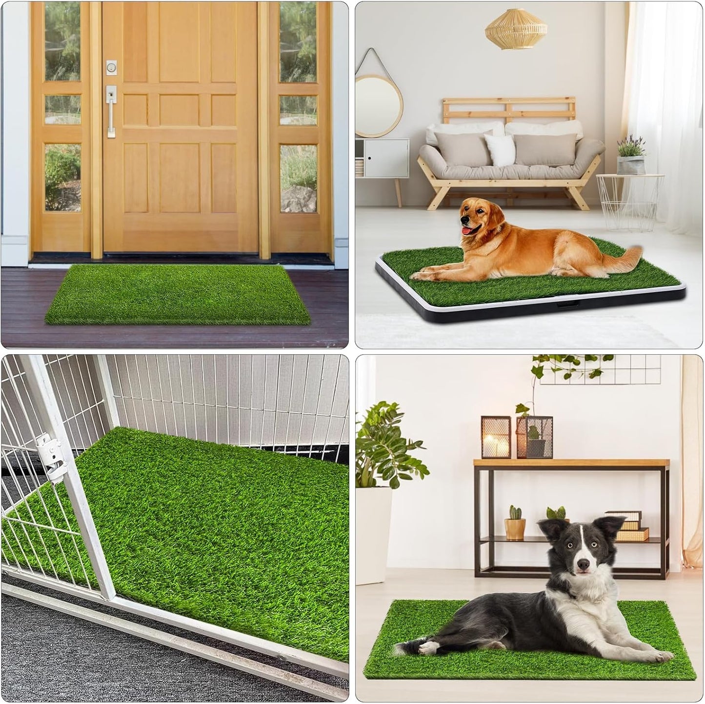 CooZero Artificial Grass, Professional Dog Grass Mat, Potty Training Rug and Replacement(39.4 x 19.7 inch)