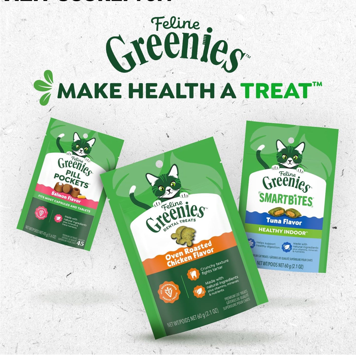 Greenies Feline Smartbites, Cat Treats Healthy Recipe, Indoor Cat Treats, Chicken Flavor, 4.6 oz. Pack