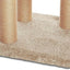 Basics Cat Tree Tower - Multi-Level Climbing Activity Center for Indoor Cats & Kittens with Scratching Posts, Platform, Jute Rope, Large (45.9"H), Beige