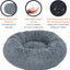 Donut Dog Bed - Premium Comfort for Anxiety Relief (Dark Grey, Small)