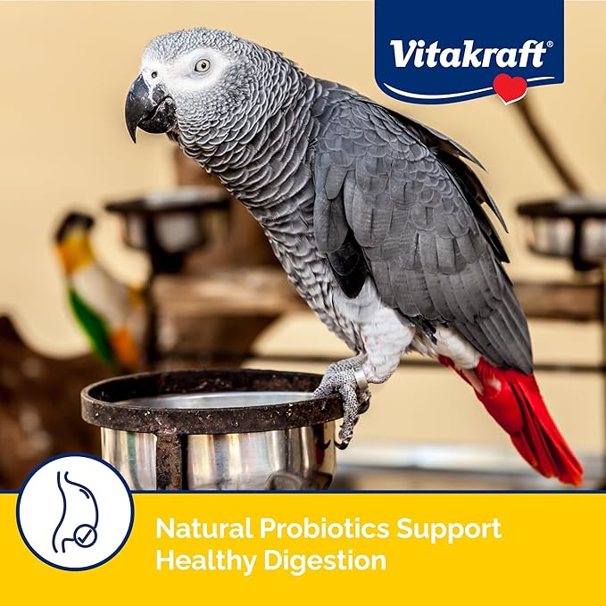 Vitakraft Menu Premium Parrot Food - Vitamin-Fortified - Macaw for Large Birds 5 Pound