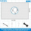 Steel Cat Netting Balcony, 10ft x 20ft Steel Reinforced Cat Wire for Balcony