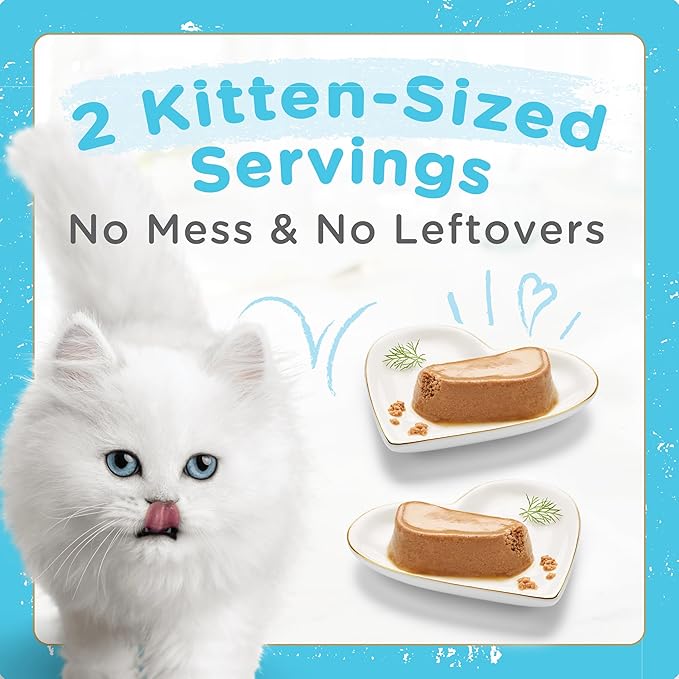 Purina Fancy Feast Petites Kitten Tender Pate Gourmet Wet Kitten Food Variety Pack - 12 ct. Tub