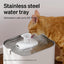 PETLIBRO Upgrade Cat Water Fountain, Dockstream 2 Smart App Monitoring Pet Water Fountain for Cats Indoor, 3L/101oz Cat Fountain Stainless Steel Tray for Drinking, 5G WiFi Auto Cat Water Dispenser Dog