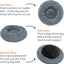 Donut Dog Bed - Premium Comfort for Anxiety Relief (Dark Grey, Small)