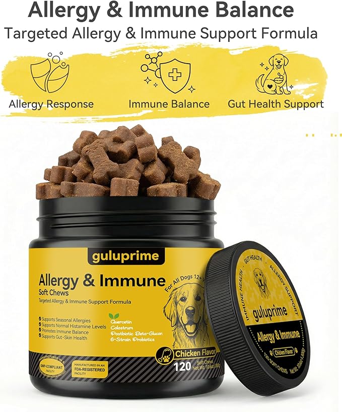 Dog Allergy & Itch Relief Bundle – Immune Support & Skin Comfort for Dogs