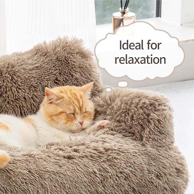 Mewoo Dog Couch, Small Dog Bed with Removable Washable Cover