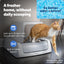 PetSafe Legacy ScoopFree Crystal Pro Self-Cleaning Automatic Cat Litter Box - Front-Entry Motion-Sensing Cat Box with Integrated Health Counter