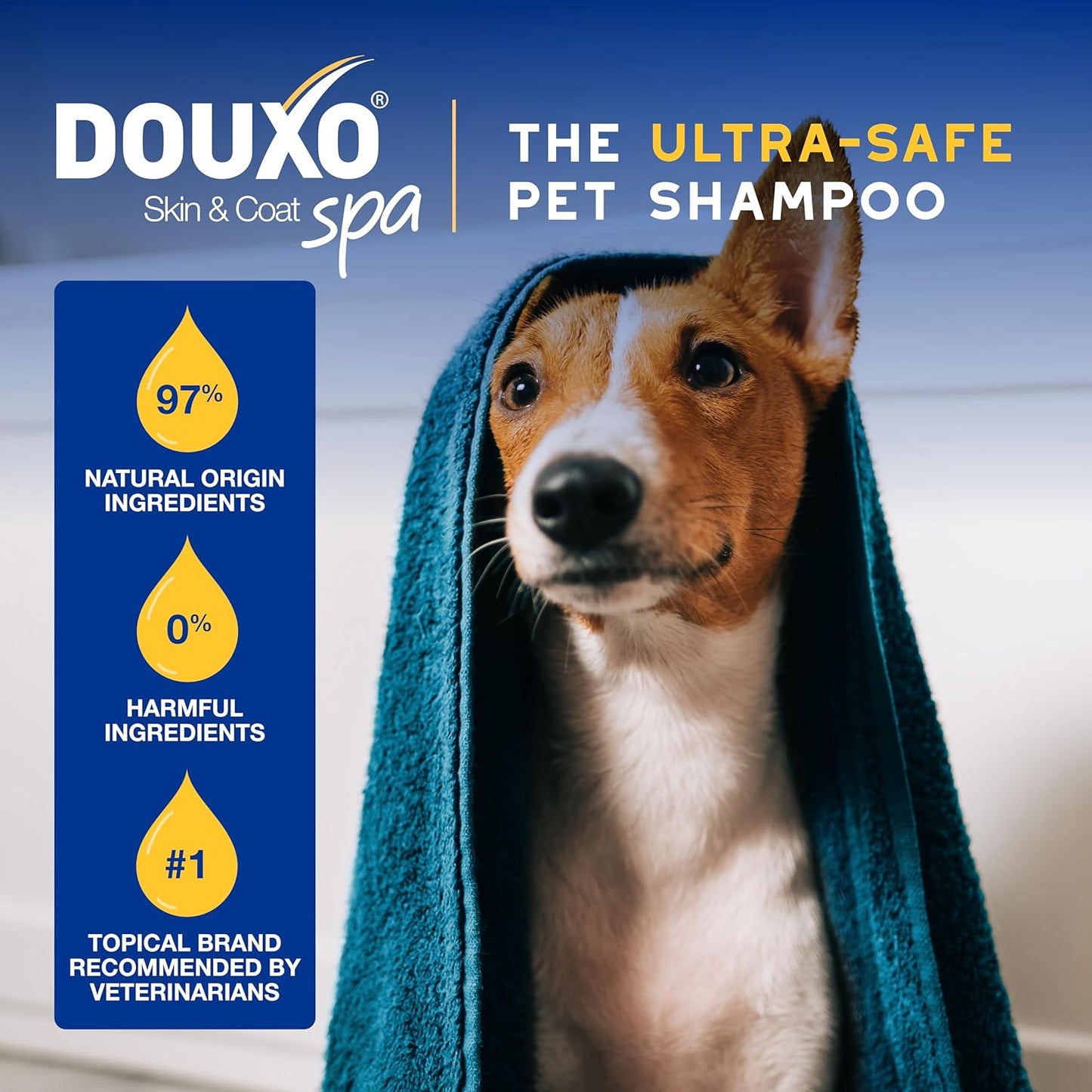 DOUXO® Skin & Coat SPA - Ultra-Safe Oatmeal Dog Shampoo, 16 fl oz