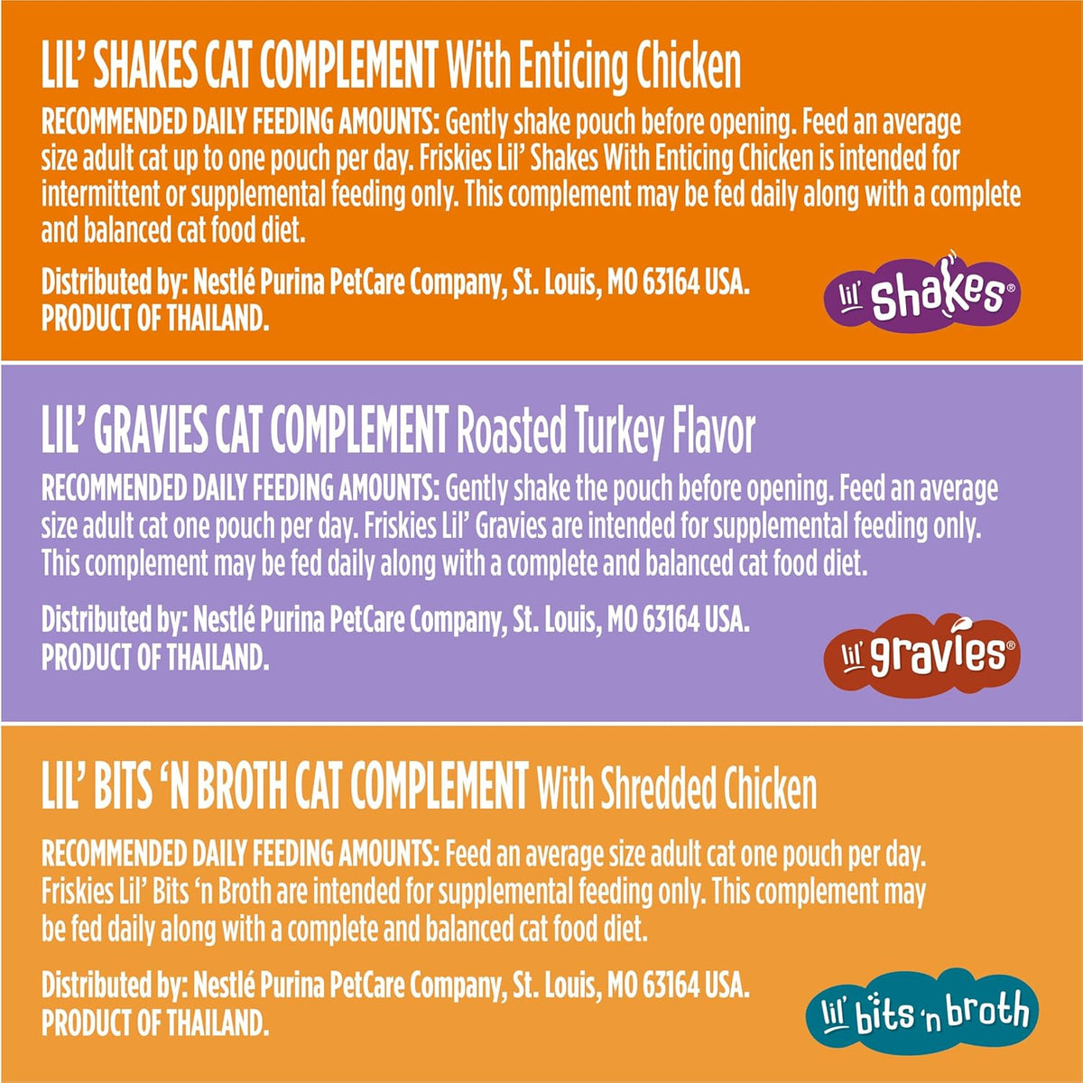 Friskies Purina Poultry Faves Broth and Gravy Cat Food Complements Variety Pack - 8 ct. Box (Pack of 2)