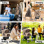 Pet Stroller, 4 Wheels Pet Strolling Cart for Medium/Small Dogs and Cats, Khaki
