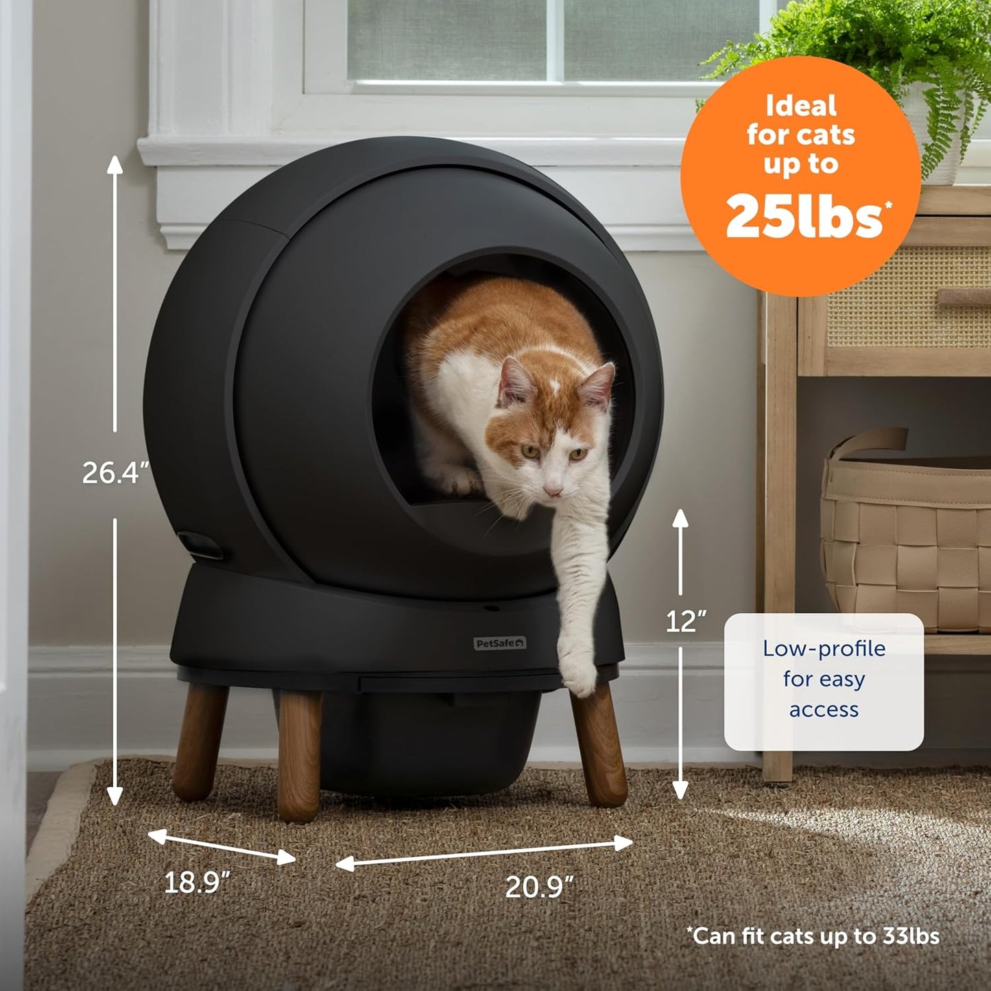 PetSafe ScoopFree SmartSpin Self-Cleaning Litter Box Bundle - Smart Cat Litter Box - Automatic Waste Collection