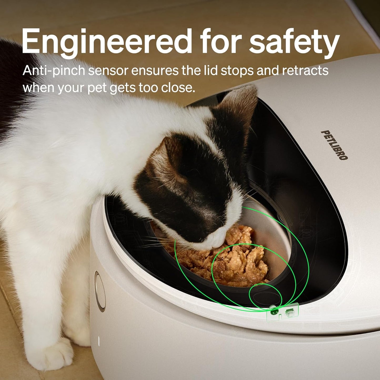 PETLIBRO Automatic Cat Feeder Wet Food with Stainless Steel Bowl, Refrigerated Auto Cat Feeder with Semiconductor Cooling