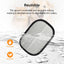1 Pcs Pet Hair Removal Gloves Brush, Reusable Cat Dog Electrostatic Hair Remover Grooming Glove Tool
