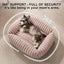FURTIME Dog Bed for Small Dogs, Washable Orthopedic Dog Bed with Removable Cover