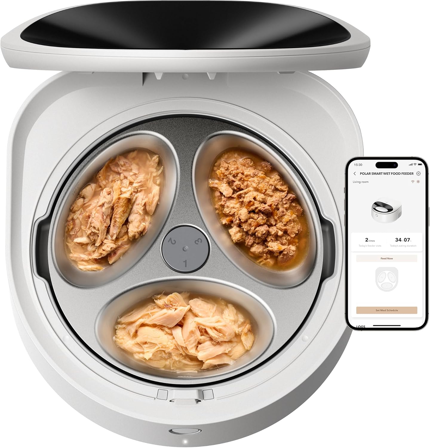 PETLIBRO Automatic Cat Feeder Wet Food with Stainless Steel Bowl, Refrigerated Auto Cat Feeder with Semiconductor Cooling