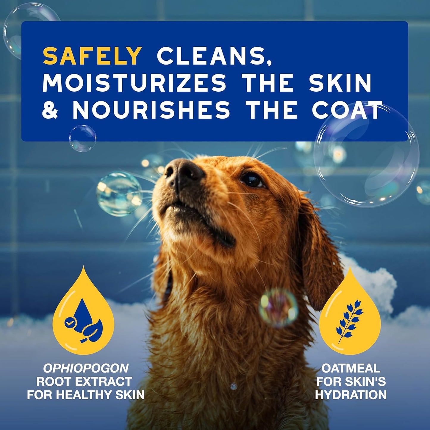 DOUXO® Skin & Coat SPA - Ultra-Safe Oatmeal Dog Shampoo, 16 fl oz