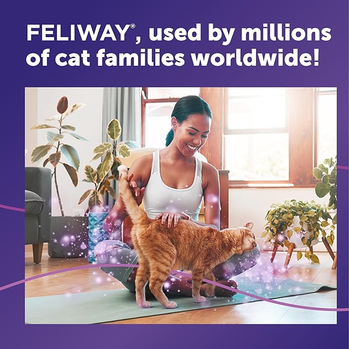 FELIWAY® Classic 6 x 30 Day Cat Calming Refills for Pheromone Diffuser, 6 x 48ml Value Pack