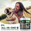 Probiotics for Dogs with Pumpkin, Colostrum, Digestive Enzymes, Ginger, Slippery Elm, Licorice, Inulin Fiber & More | Beef Flavor Soft Chews for Gut Health and Digestion Dog Supplement