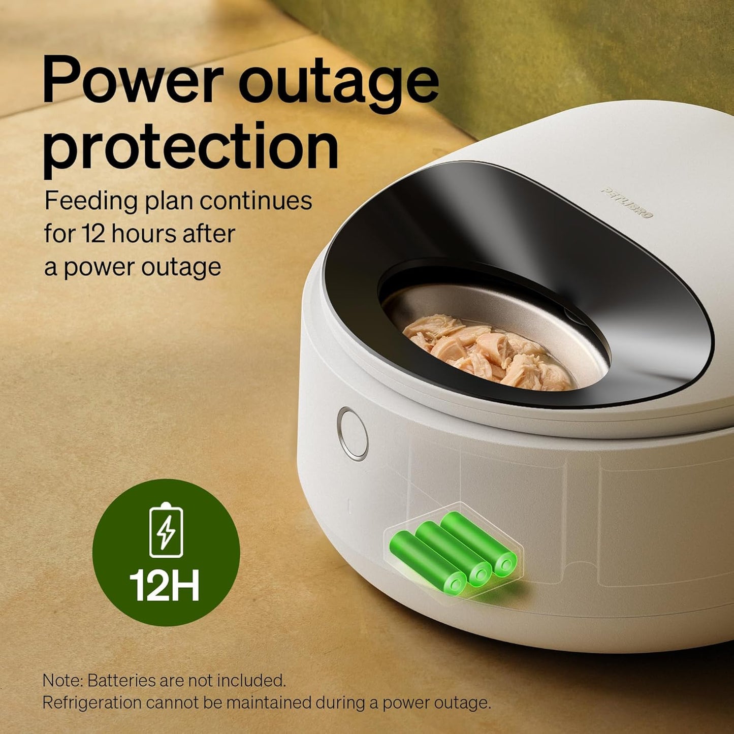 PETLIBRO Automatic Cat Feeder Wet Food with Stainless Steel Bowl, Refrigerated Auto Cat Feeder with Semiconductor Cooling