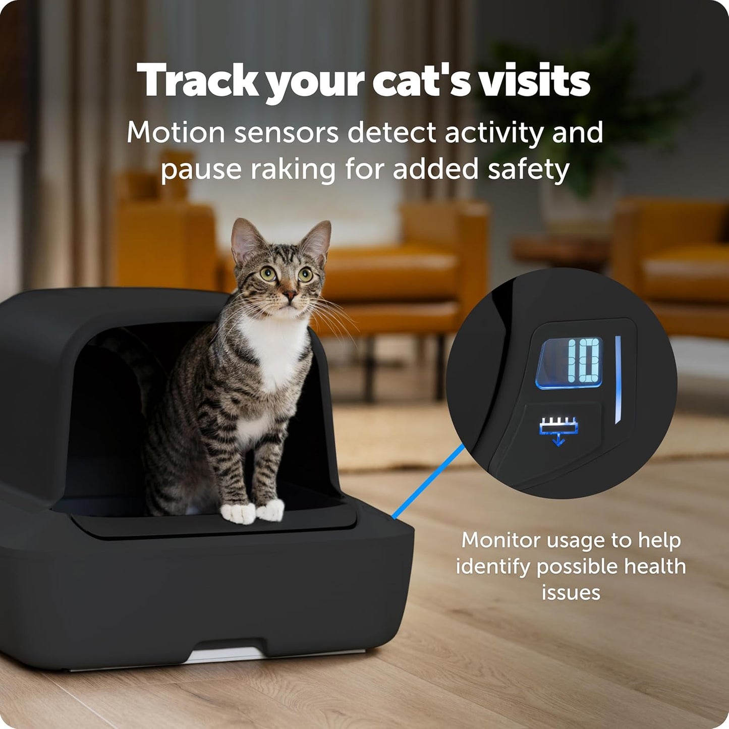 PetSafe ScoopFree Crystal Pro Self-Cleaning Cat Litter Box System