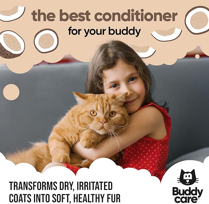 Coconut Cat Conditioner by Buddycare (16.90oz)
