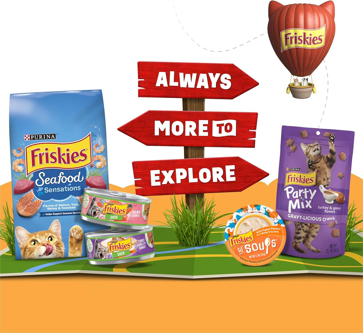 Friskies Purina Poultry Faves Broth and Gravy Cat Food Complements Variety Pack - 8 ct. Box (Pack of 2)