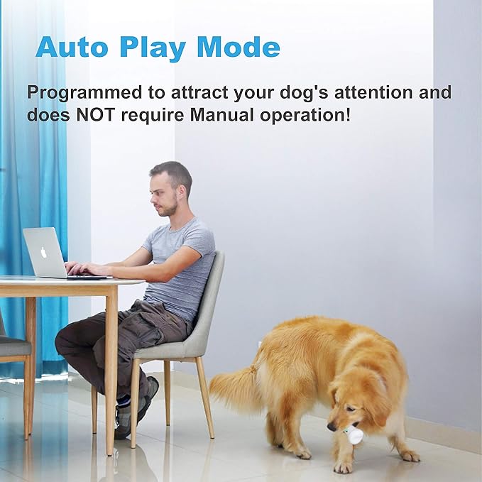 Wickedbone Smart Bone, Automatic & Interactive Toy for Dog, Puppy and Cat, App Control