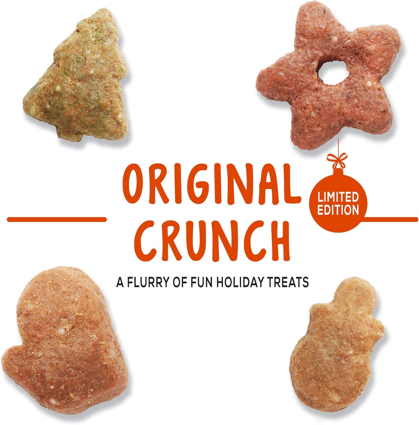 Purina Friskies Made in USA Facilities Cat Treats, Party Mix Original Crunch Holiday - 20 oz. Pouch