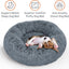 Donut Dog Bed - Premium Comfort for Anxiety Relief (Dark Grey, Small)