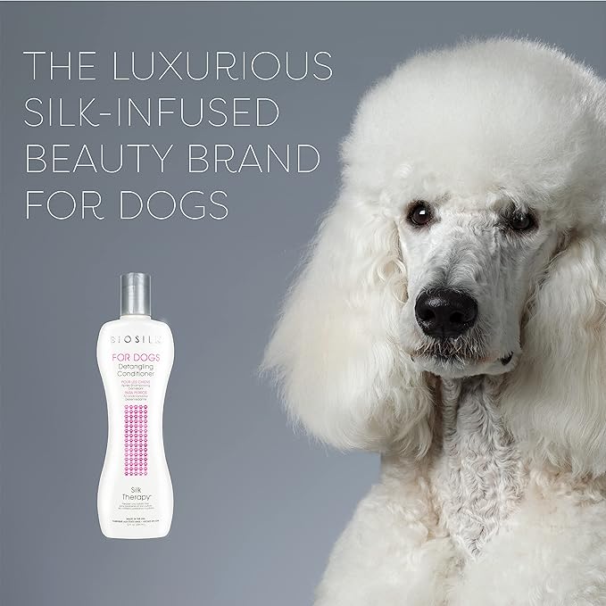 BioSilk for Dogs Silk Therapy Dog Detangling Conditioner