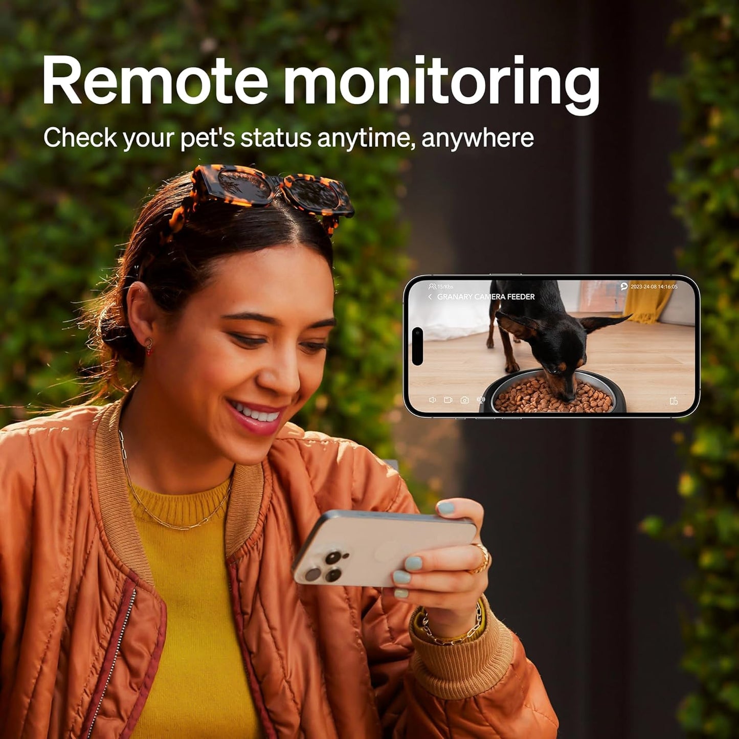 Peltibro Automatic Pet Feeder with Camera