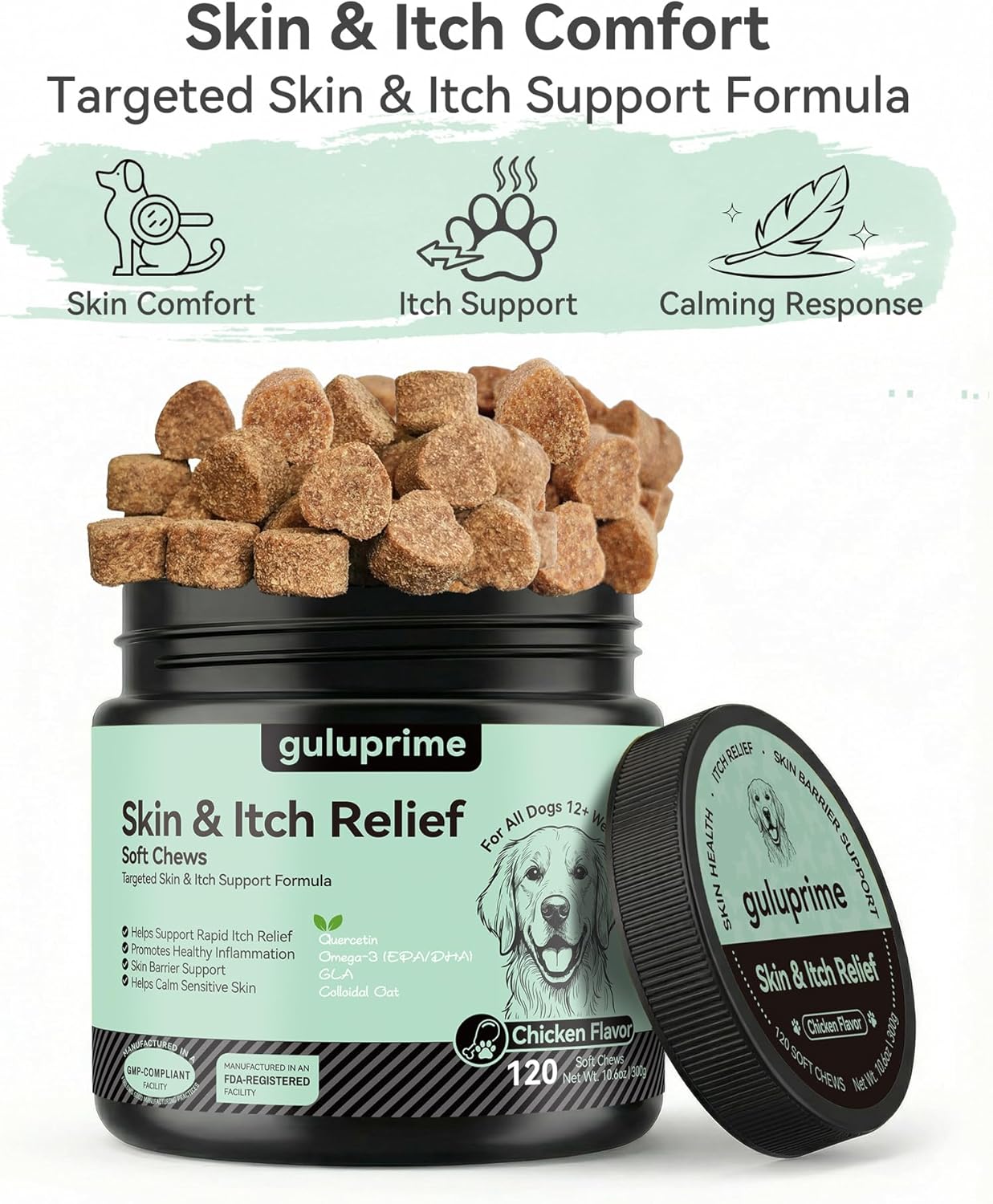 Dog Allergy & Itch Relief Bundle – Immune Support & Skin Comfort for Dogs