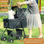 Pet Stroller for Medium Small Dogs/Cats,Folding Puppy Carrier Suitable for Traveling with Cats and Dogs (Black)