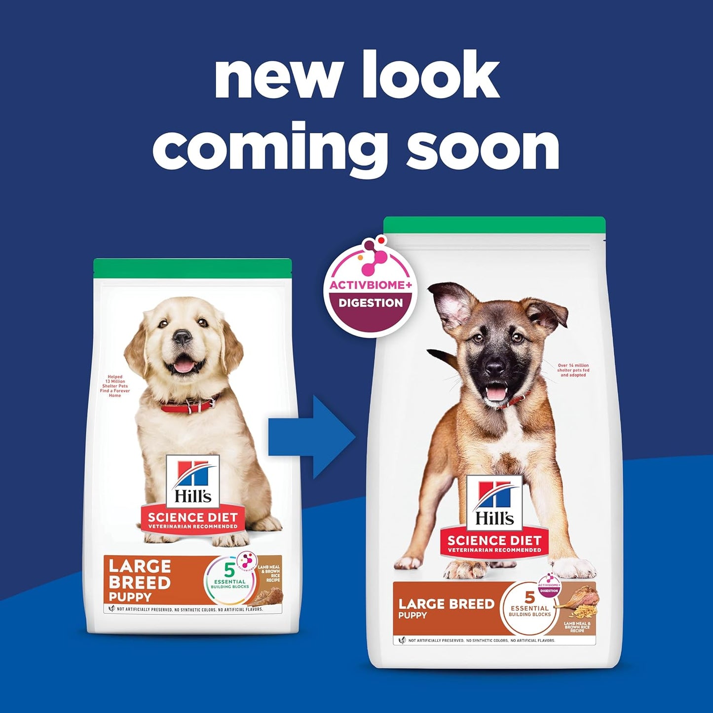 Hill's Science Diet Large Breed Puppy Food, DHA to Support Healthy Development, Lamb & Brown Rice Dry Dog Food, 30 lb. Bag