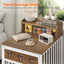 Dog Crate Furniture for Small Dogs, Wooden Dog Kennel