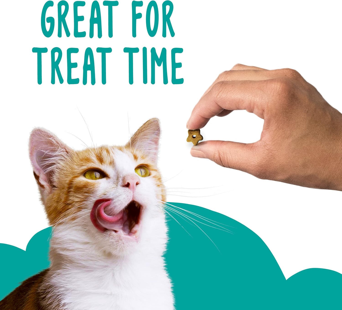 Purina Friskies Made in USA Facilities Cat Treats, Party Mix Meow Luau Crunch - 6 Oz (Pack of 1)