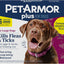 PetArmor Plus Flea and Tick Prevention for Dogs, Large Dog Flea and Tick Treatment, 6 Doses, Waterproof Topical, Fast Acting (45-88 lbs)