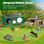Animal Deterrent Devices Outdoor, Solar Animal Repeller with Motion Sensor Animal Repeller to Repel Cat, Deer, Squirrel, Rabbit, Skunk, Dog (Green - 1 Pack)