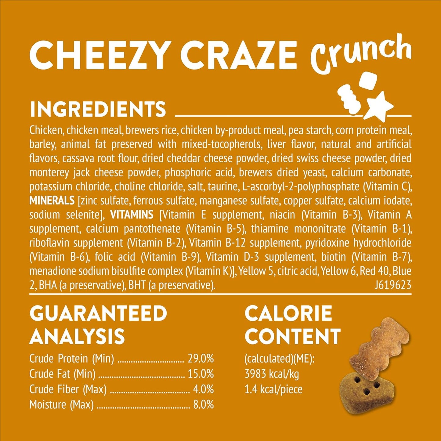 Purina Friskies Cat Treats, Party Mix Cheezy Craze Crunch - 20 oz. Canister