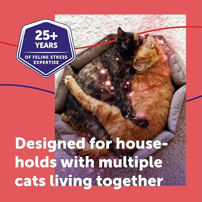 FELIWAY® MultiCat 6 x 30 Day Cat Calming Refills for Pheromone Diffuser, 6 x 48ml Value Pack