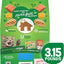 Purina Friskies Dry Cat Food Indoor Delights Flavors of Chicken, Salmon, Peas, and Carrots - (Pack of 4) 3.15 lb. Bags