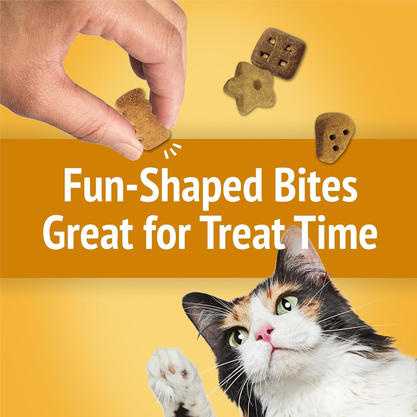 Purina Friskies Cat Treats, Party Mix Cheezy Craze Crunch - 20 oz. Canister