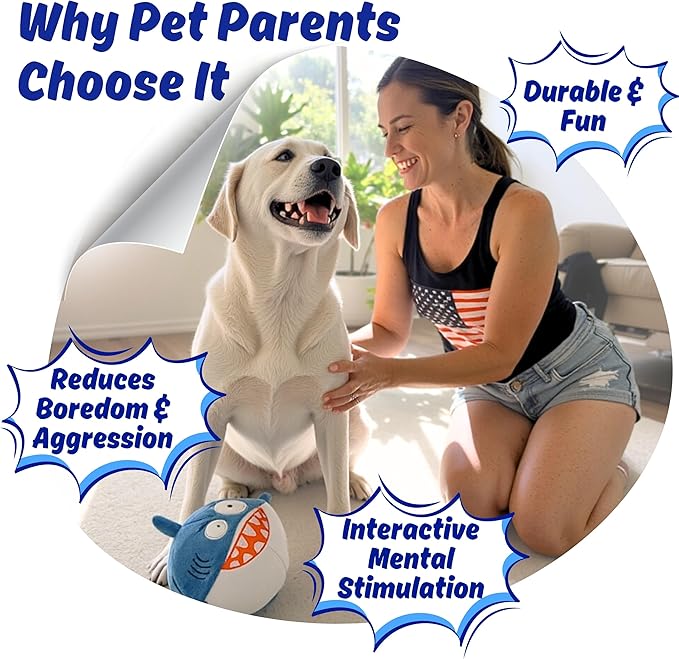 3 in 1 Squeaky Soft Plush Durable Dog Chew Toy for Aggressive Chewers