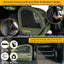 PAWZIDEA 3-in-1 Large Dog Stroller with Detachable Carrier up to 80lbs, Portable Dog Car Crate & Travel Kennel, Foldable Pet Stroller for 2 Medium Dogs, All-Terrain 9” Jogger Wheels, Adjustable Handle