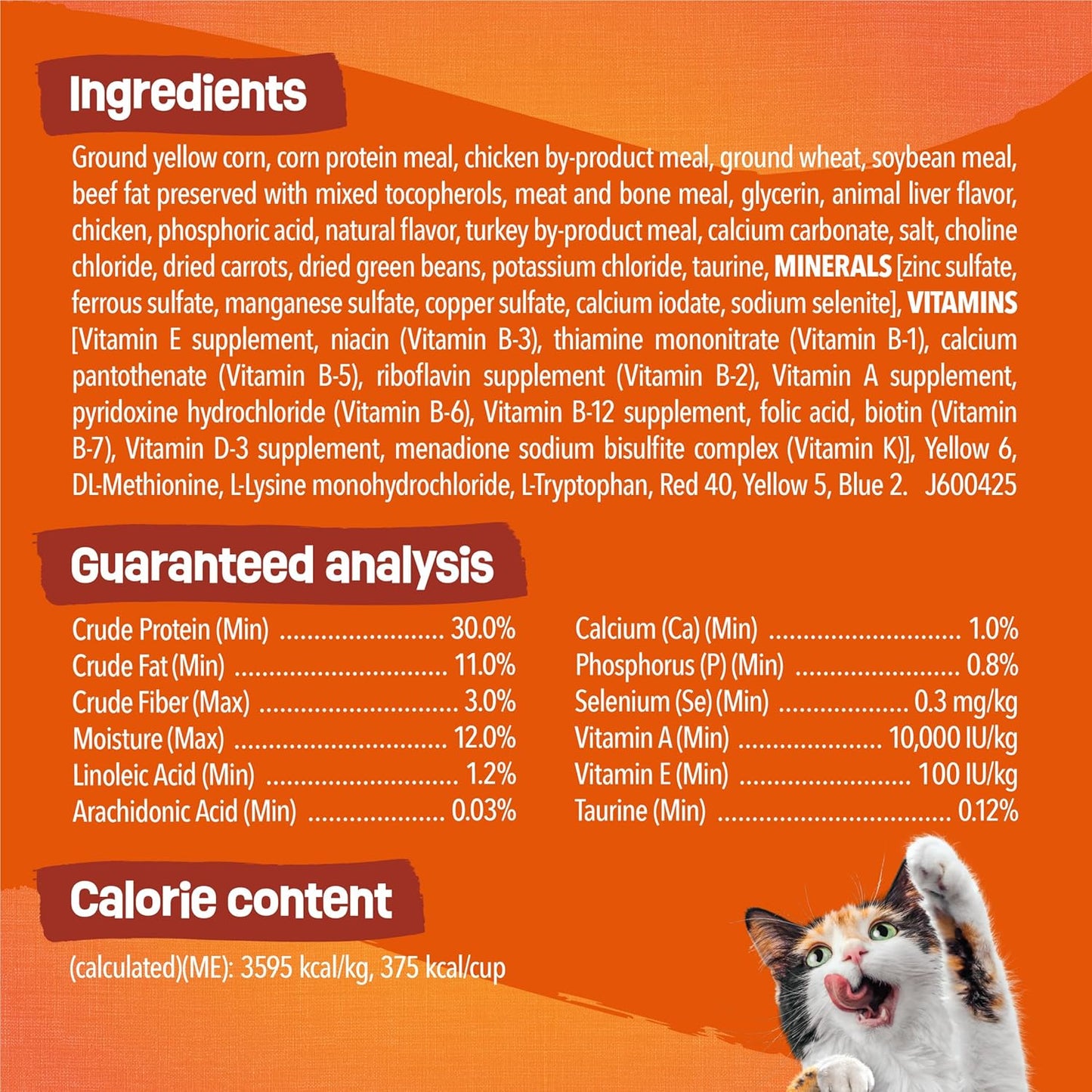 Purina Friskies Tender and Crunchy Combo with Flavors of Chicken, Beef, Carrots and Green Beans Dry and Tender Cat Food - 16 Lb. Bag