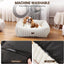 Washable Dog Bed for Small Medium Dogs (25x21x7inchs)