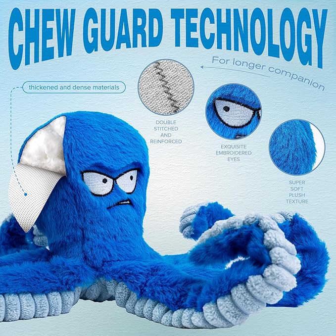 LEGEND SANDY Tough Dog Toys, Stuffed Chew Large Dog Toys to Keep Them Busy