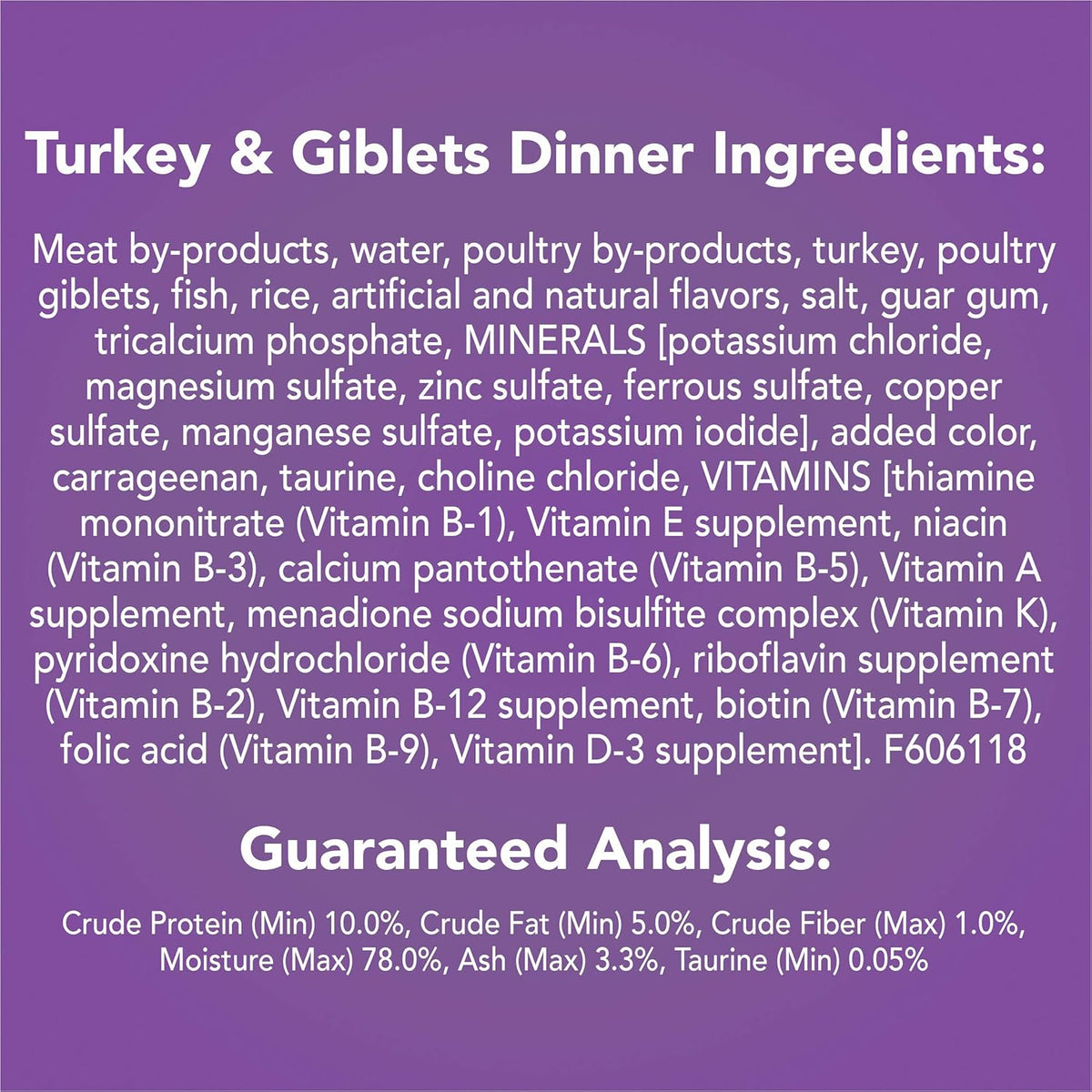Purina Friskies Pate Wet Cat Food, Picky Pack Turkey & Giblets Dinner - (24) 5.5 oz. Cans