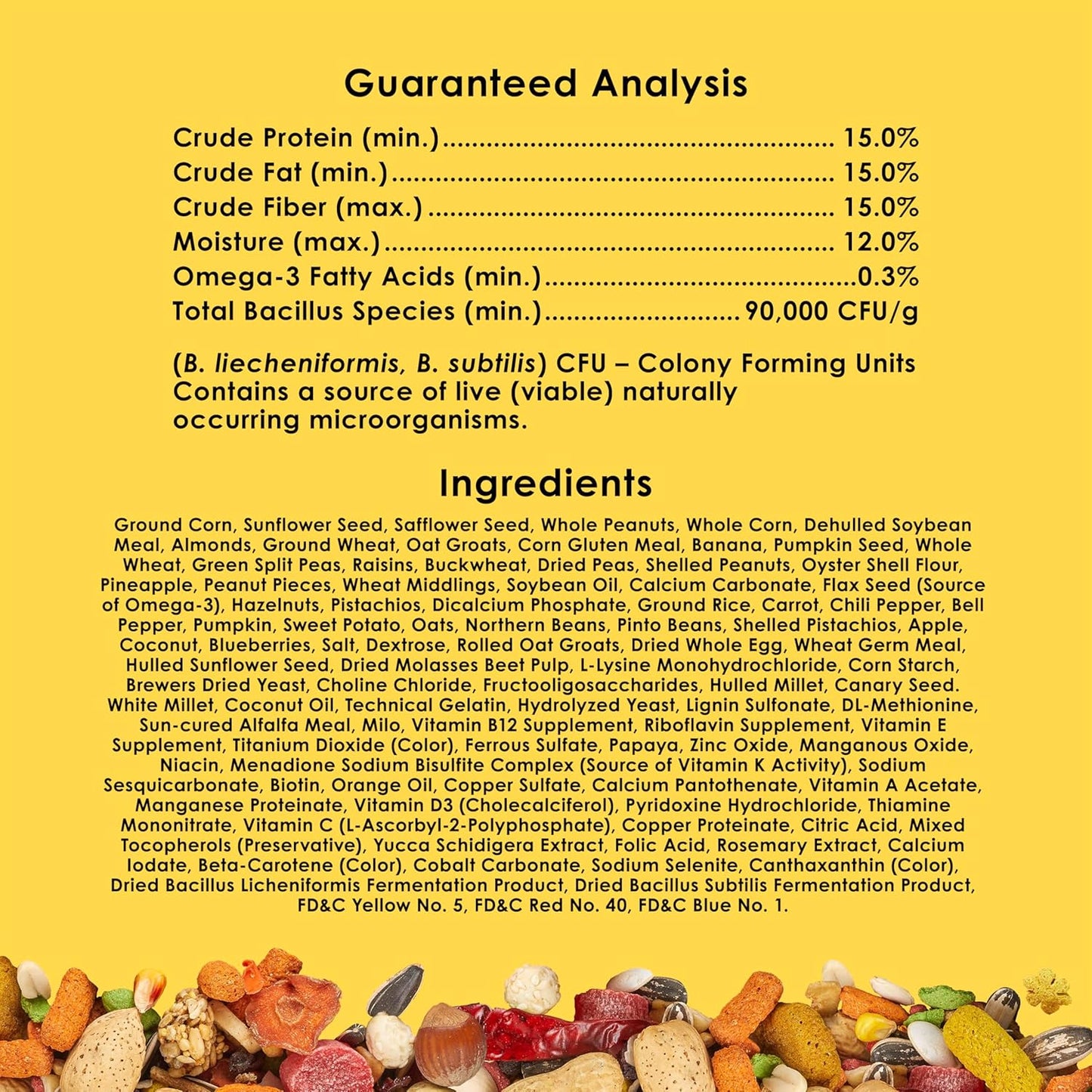 Kaytee Fiesta Macaw Food, Nutritious and Fun Blend, Supports Skin, Feather, Digestion, Brain and Heart Health, 4.5 pounds